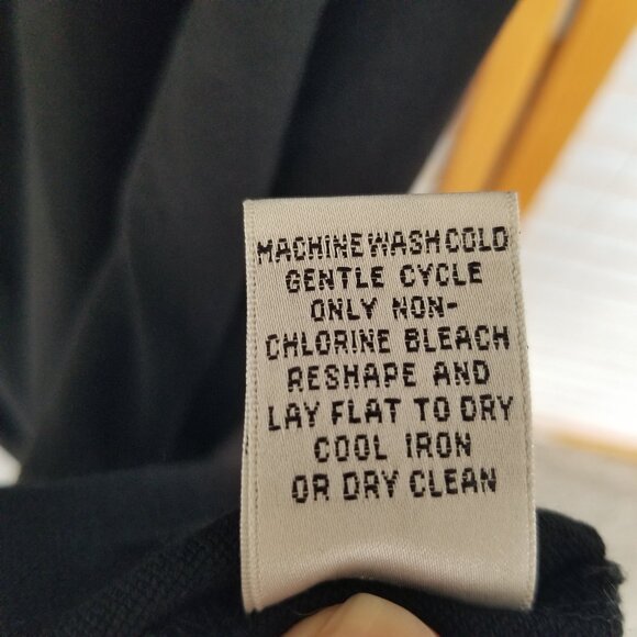 Talbots Black Maxi Dress Sleeveless Stretch Knit High Neck Size Large - Picture 6 of 9